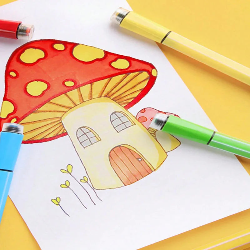 Bview 12/24 Colors Washable Watercolor Paint Pens