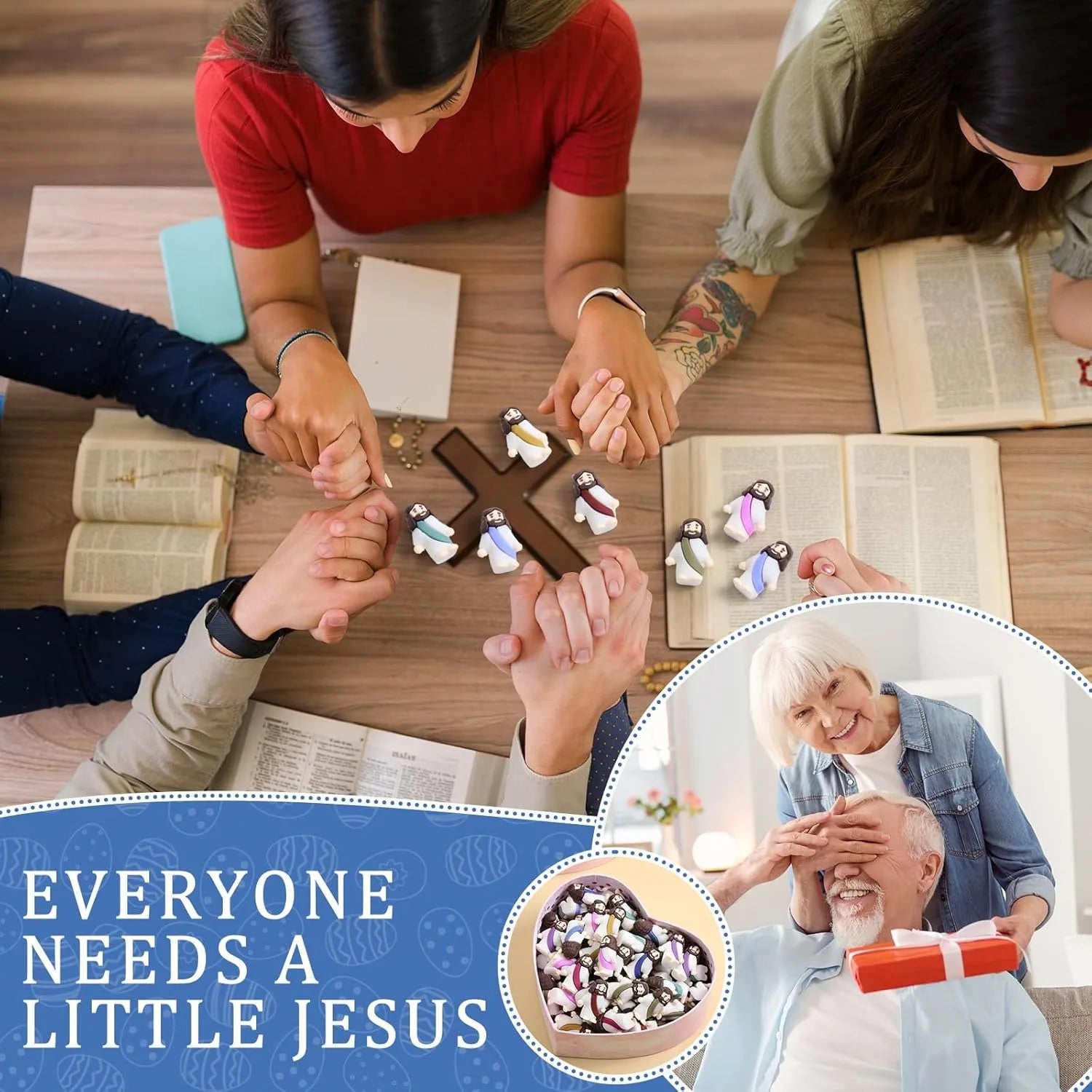 Easter Mini Jesus Figurines Set