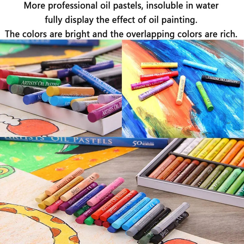 MUNGYO Artist Oil Pastels – 12/25/50 Color Set