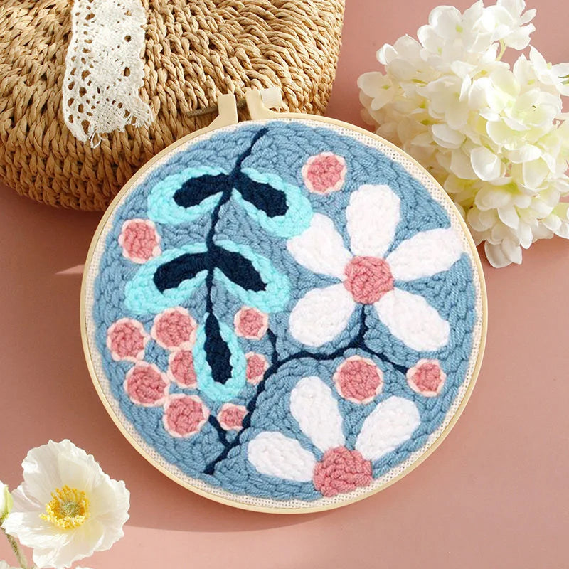 Craft Punch Needle Starter Kit – Sunflower Pattern Rug Set