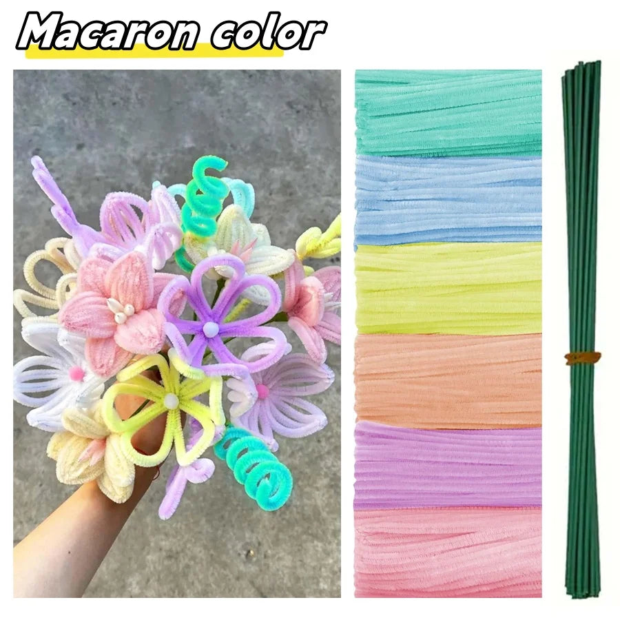 500/600pcs 12" Pipe Cleaners Chenille Stems