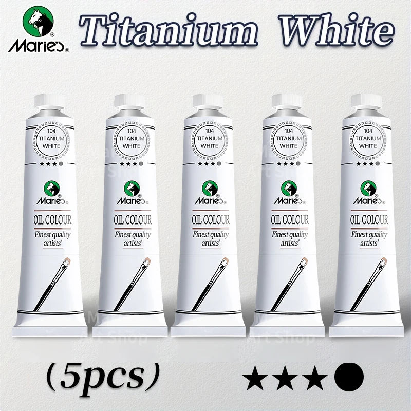 Marie’s Professional Oil Paint Set (5 × 50ml)