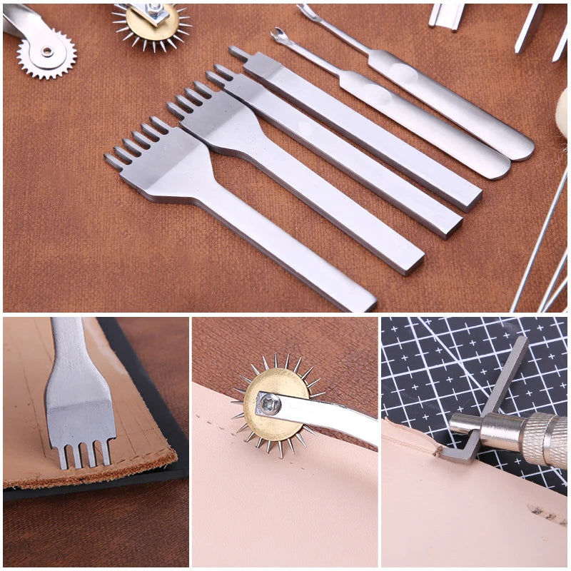 KRABALL Leather Craft & Stitching Tool Kit