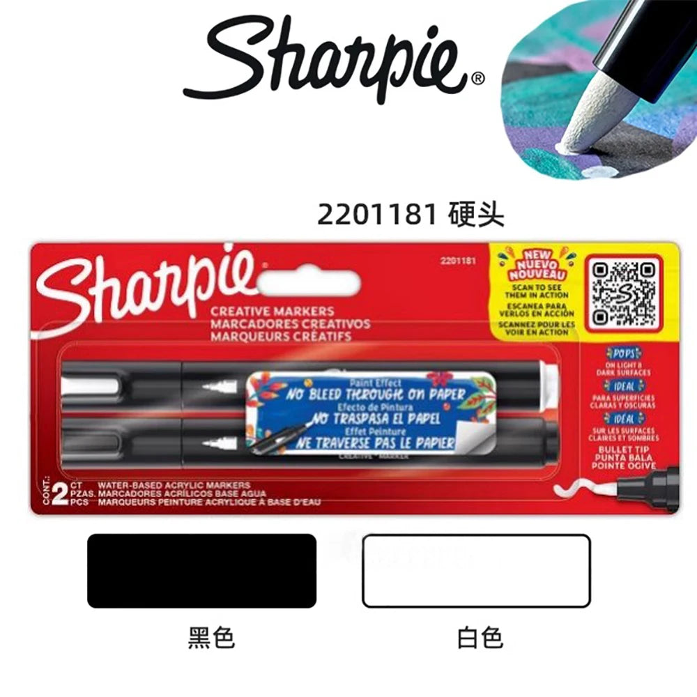 Sharpie Creative Acrylic Marker Pen Painted Graffiti, Painting Pen, DIY Glass, Ceramic, Quick-drying, Non-fading Art Stationery