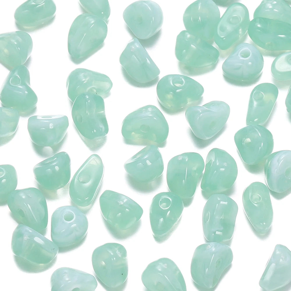 50/100pcs 5-8mm Irregular Acrylic Stone Beads