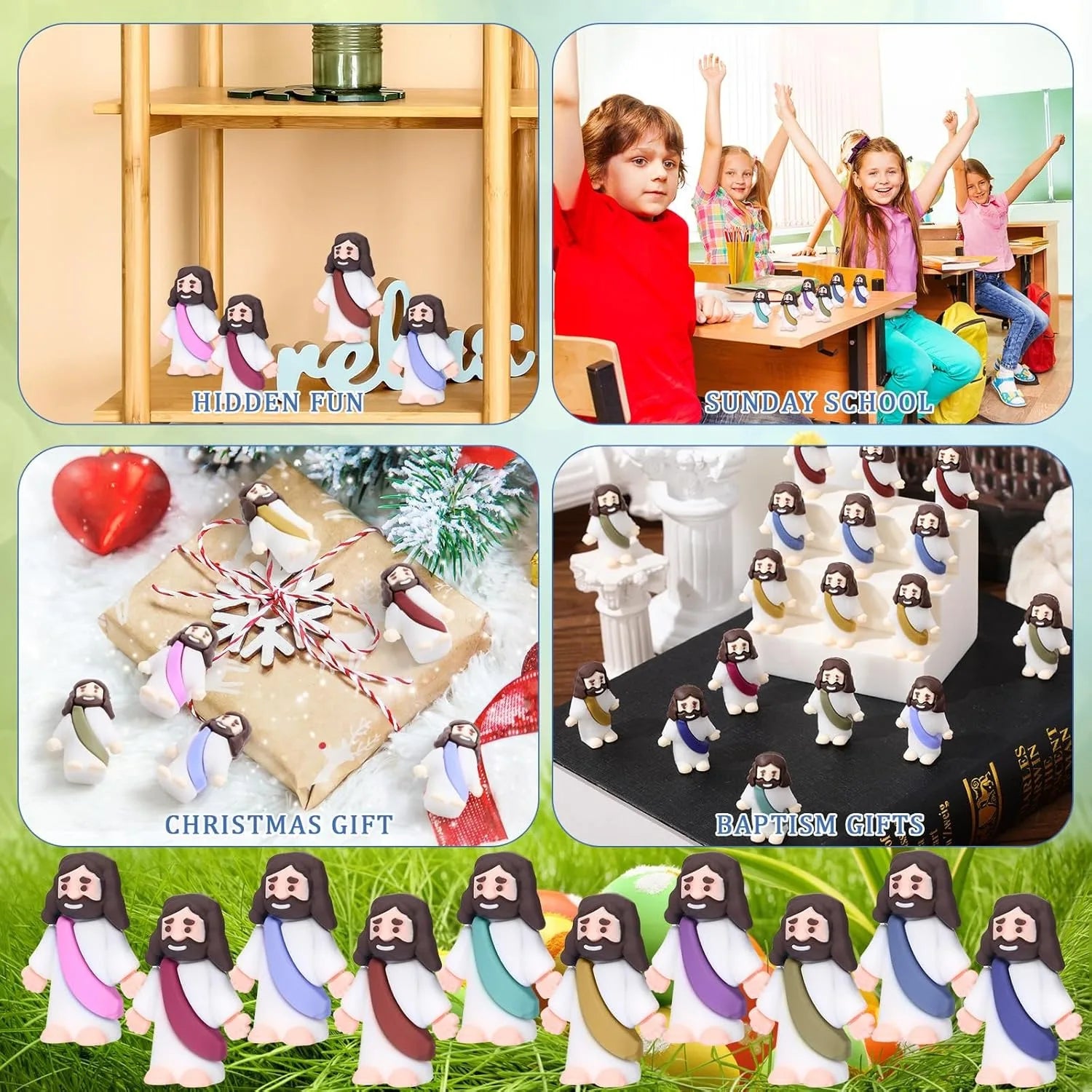 Easter Mini Jesus Figurines Set