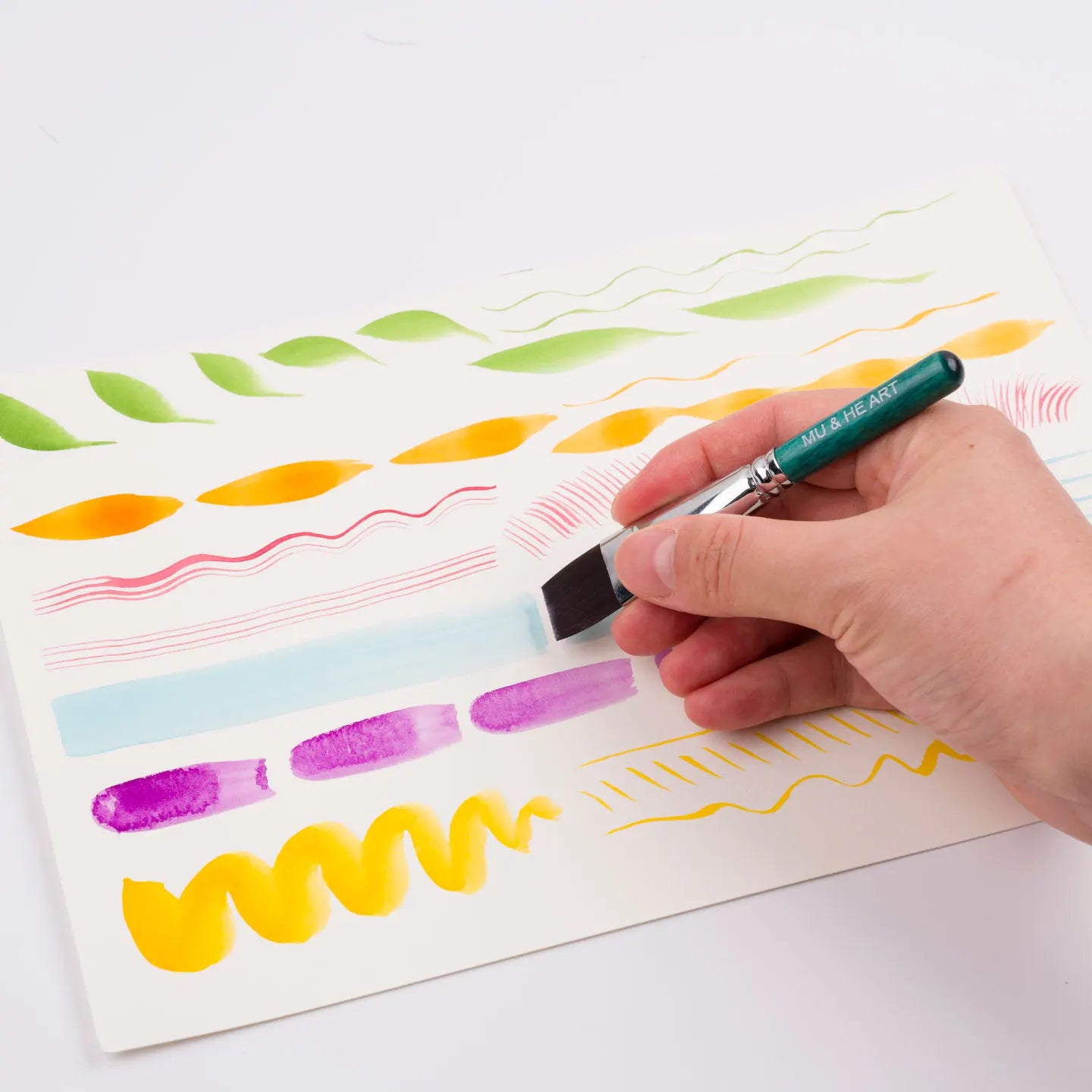 Mini Watercolor Artist Brush Set with PU Pouch