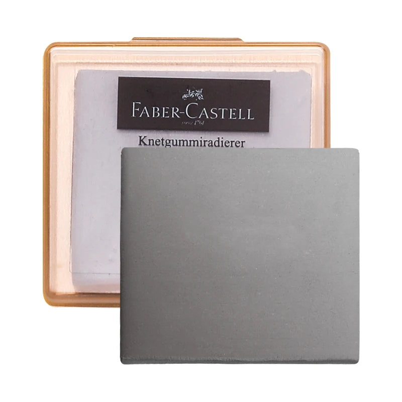 Faber-Castell Kneaded Eraser – Gray, in Storage Box