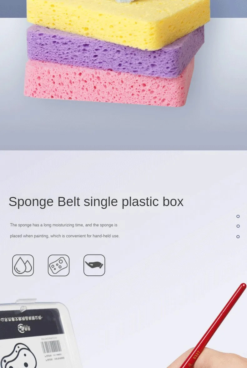 Watercolor Painting Sponge – Strong Absorption Art Tool