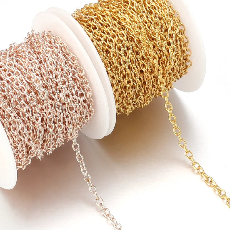 Louleur Bulk Cross Necklace Chains – DIY Jewelry Making