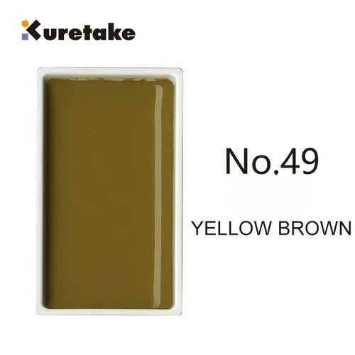 Kuretake GANSAI TAMBI Solid Watercolor Set (Nuance Colors)