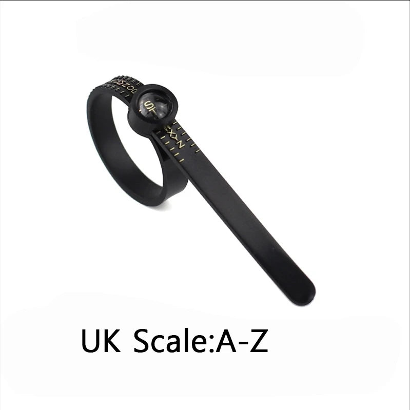Ring Sizer &amp; Measuring Tool Set – Pro Ring Size Gauge with Tape &amp; Magnifier