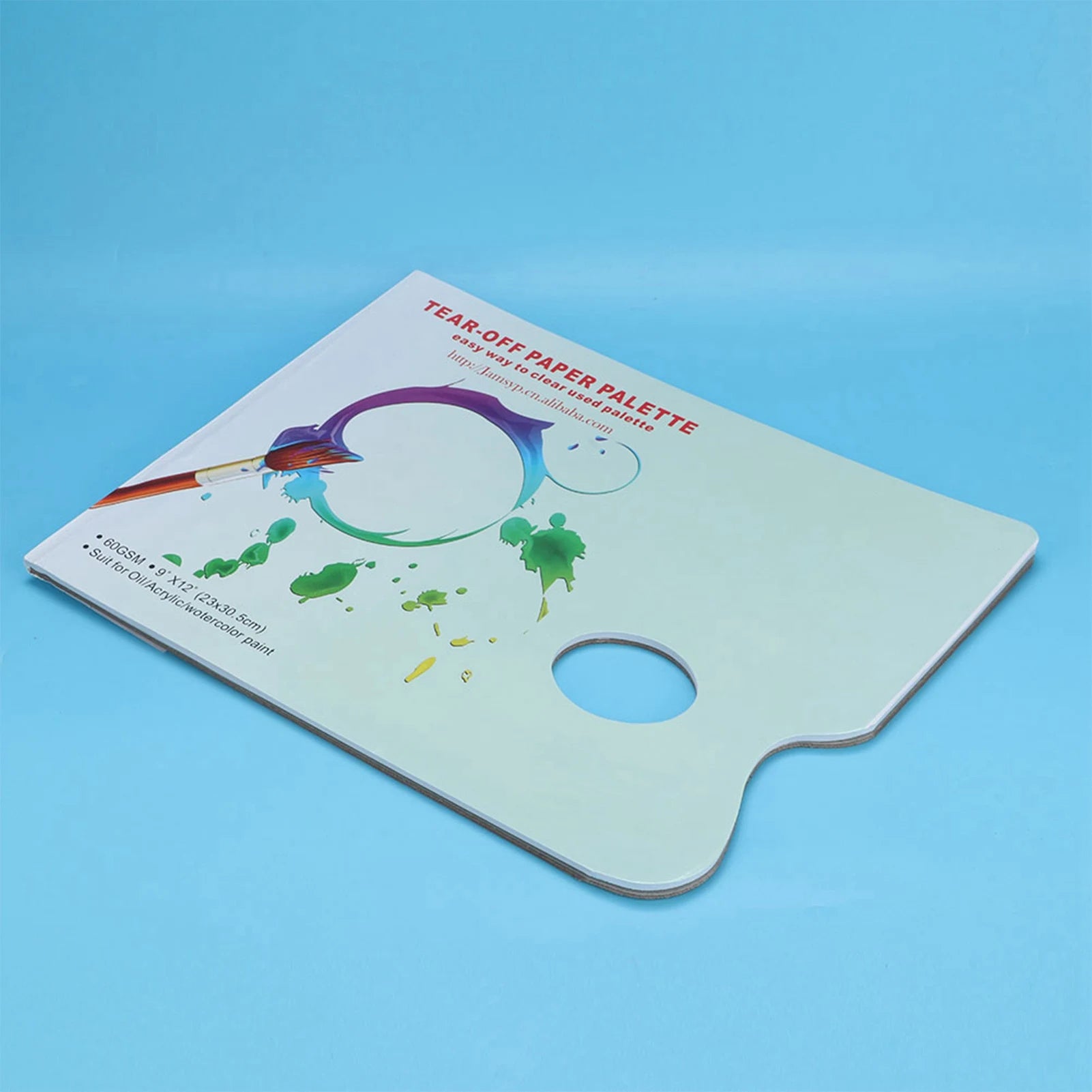 A4 Tear-Off Paper Palette 30 Sheets for Artists