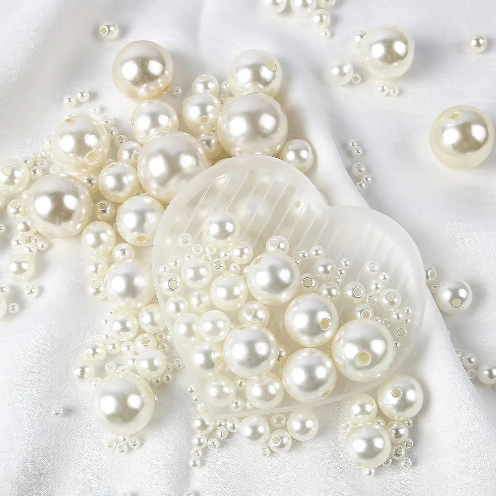 500pcs Imitation Pearl Beads – 3/4/6/8/10mm