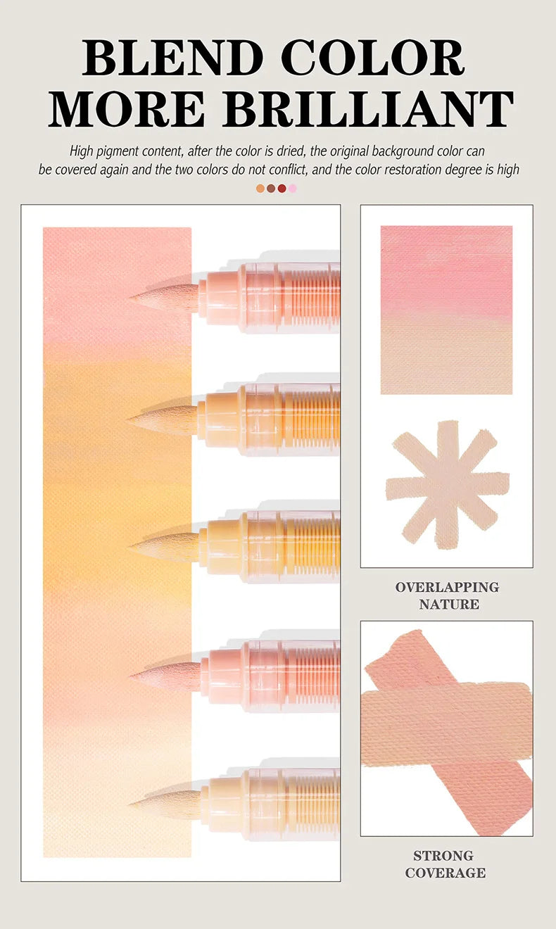 GuangNa Acrylic Paint Markers 12-72 Colors Set