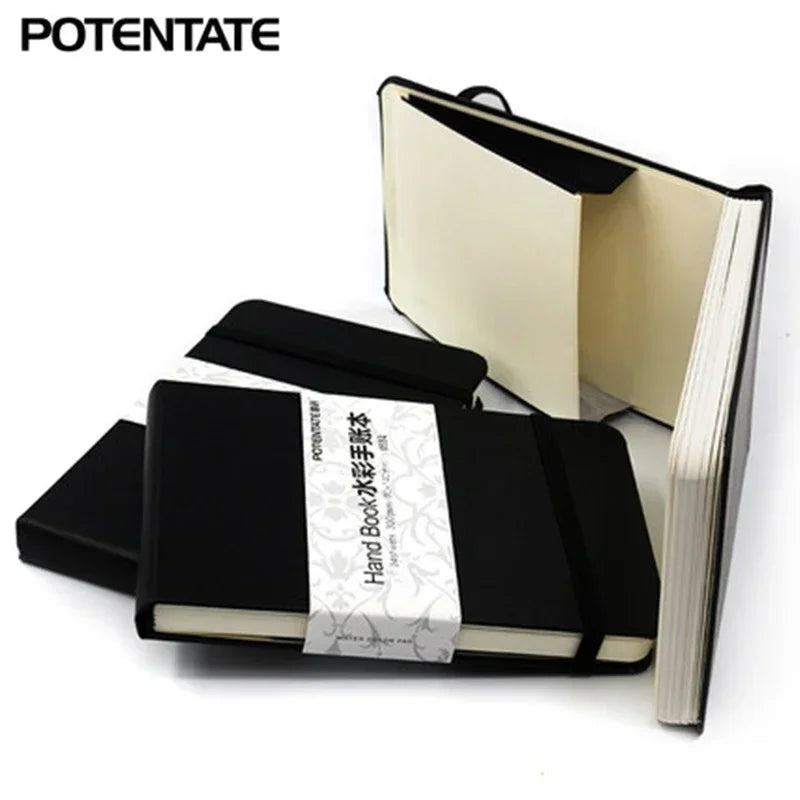 POTENTATE Watercolor Notebook – A5/A6, 300gsm, 24 Sheets