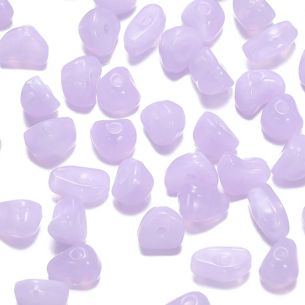 50/100pcs 5-8mm Irregular Acrylic Stone Beads