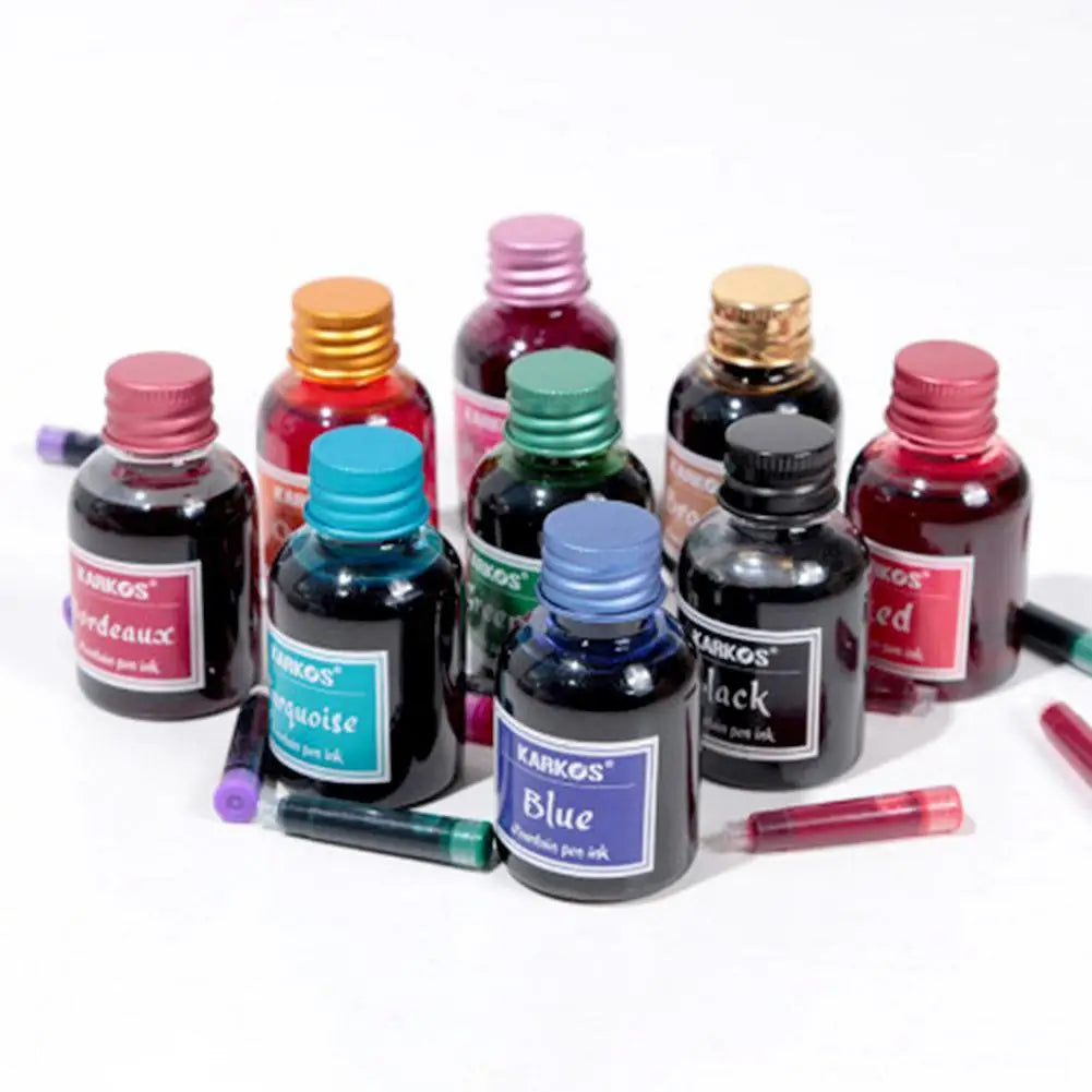 Fountain Pen Ink – 20/30ml Bottle of Pure Color Ink for Writing &amp; Calligraphy