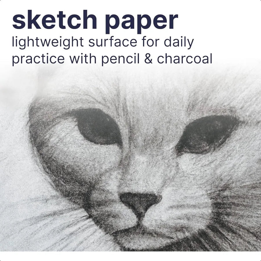 Strathmore 200 Sketch Pad – 9x12", 100 Sheets, Tape Bound