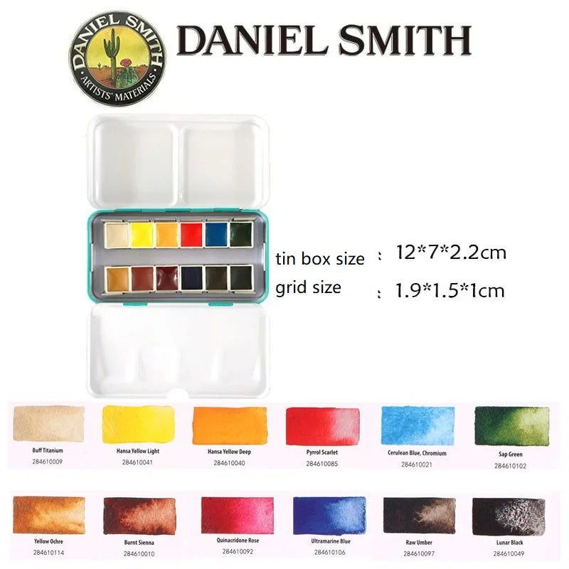 Daniel Smith Mineral Solid Watercolor Set (12–36 Colors)
