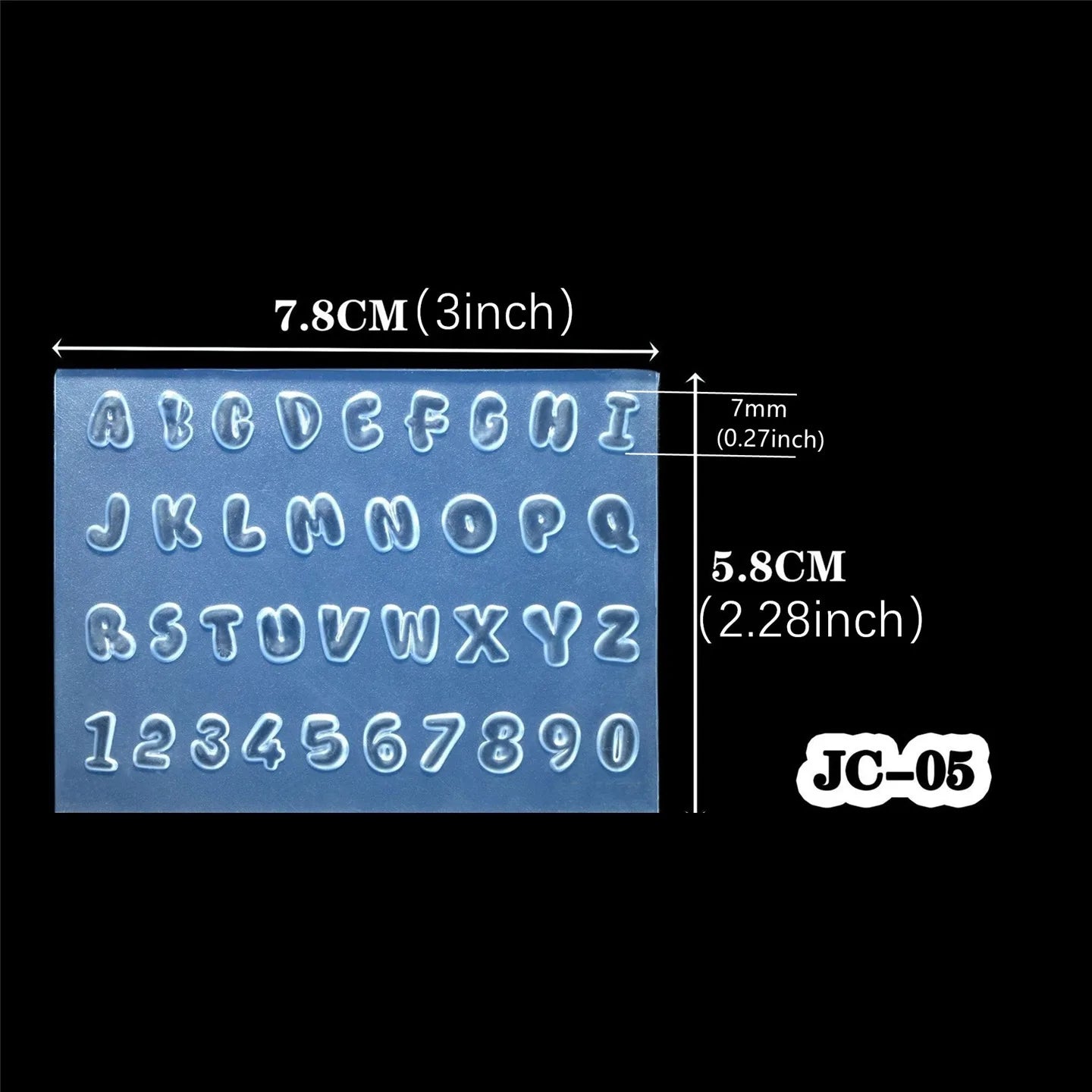 SNASAN Silicone Mold for Nail Art &amp; Crafts