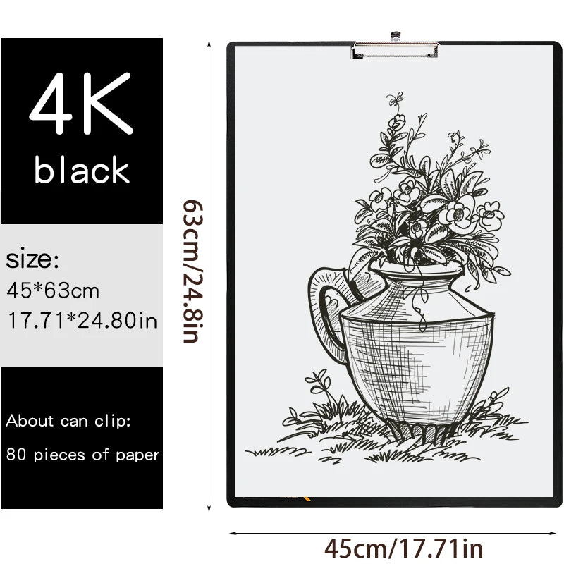 A3 Waterproof Sketch Clipboard Drawing Board