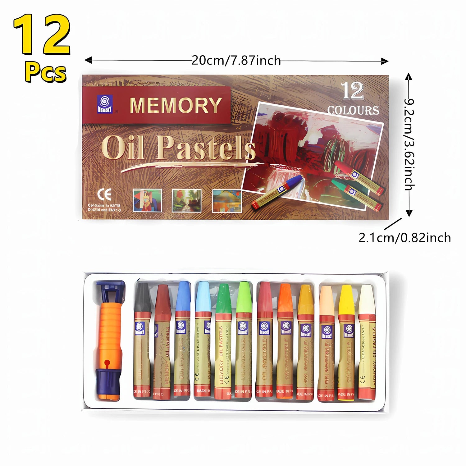 Soft Oil Pastel Set (12–36 Colors)