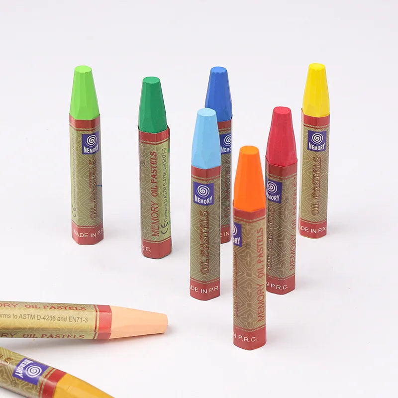 Soft Oil Pastel Set (12–36 Colors)