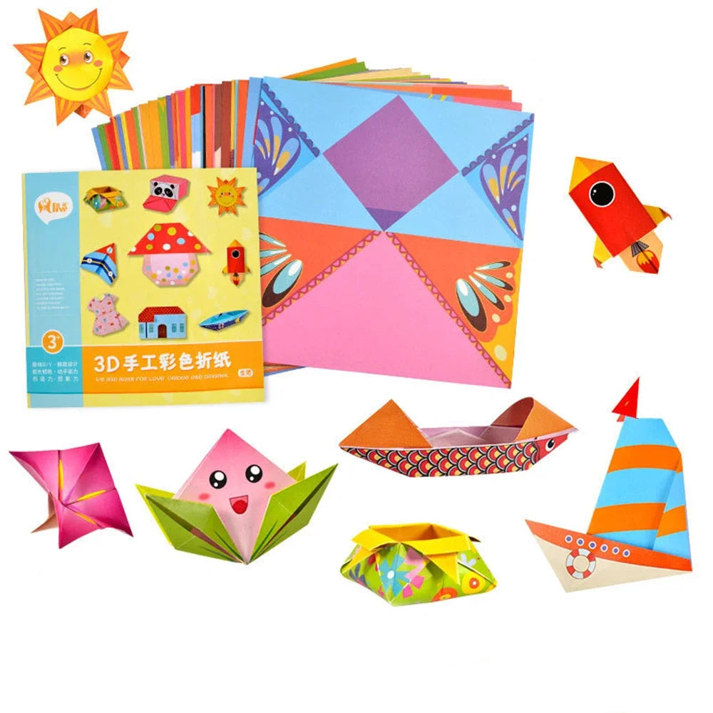 54pg 3D Animal Origami Craft Kit for Kids