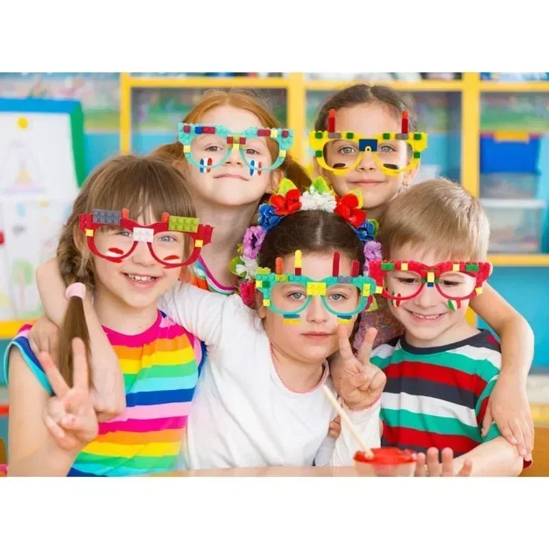 DIY Building Block Glasses Toy for Kids