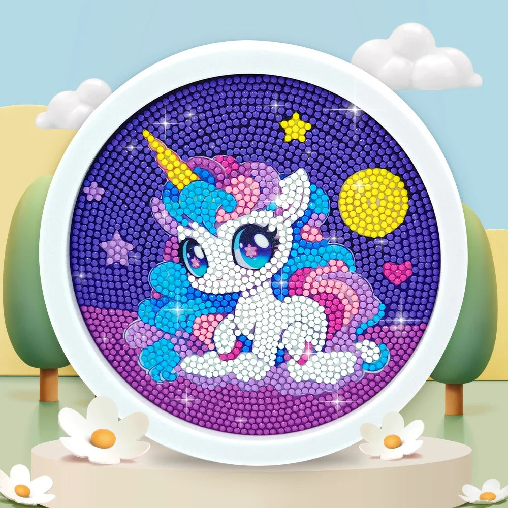 Cute Unicorn 5D Diamond Painting Kit – Beginner Set