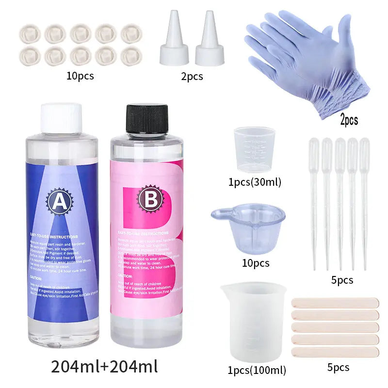 Crystal Clear 1:1 Epoxy Resin Kit for Art &amp; Jewelry