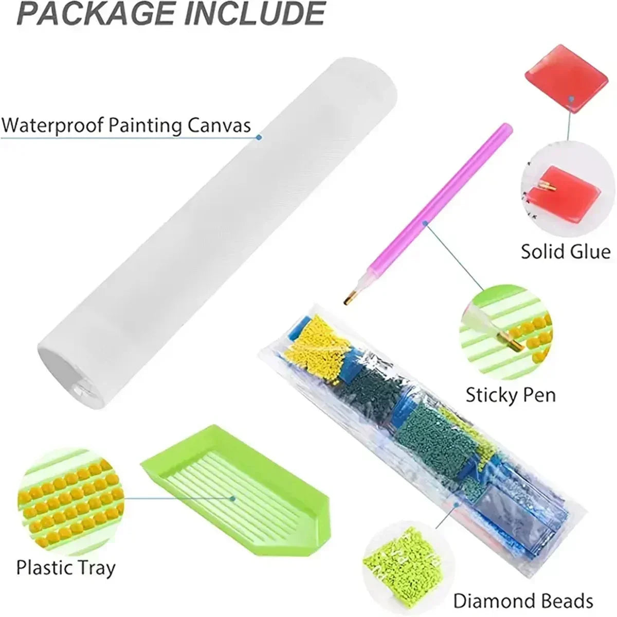 Blind Box Diamond Painting Kit – 5D Mystery Rhinestone Art Set