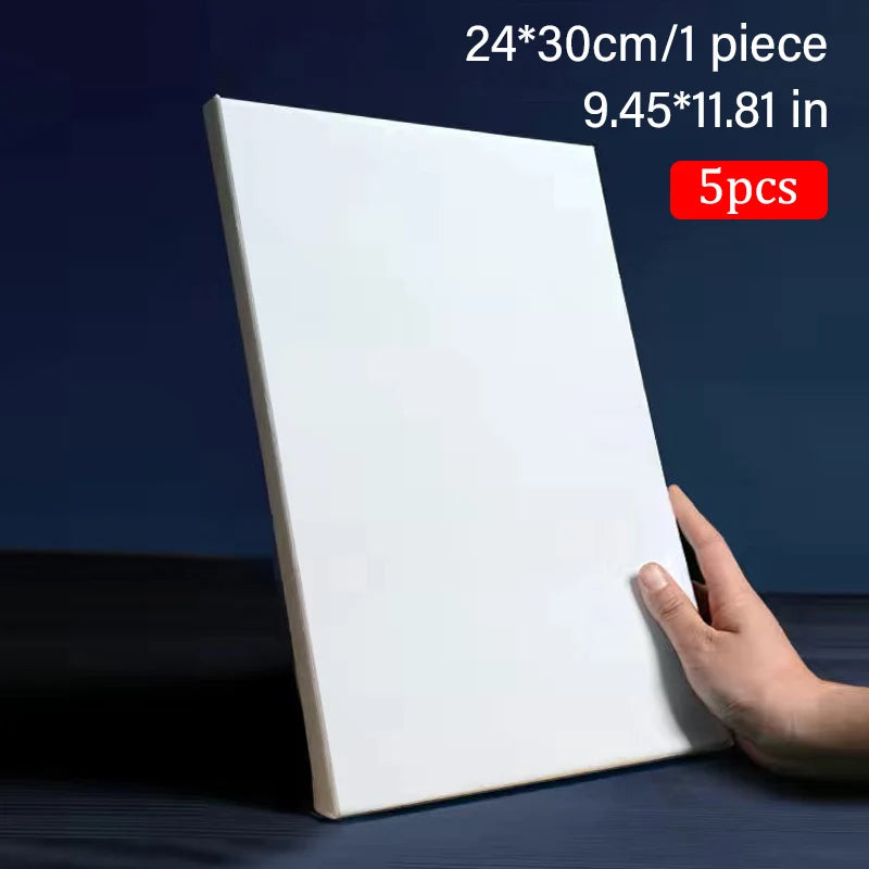 5-Piece Square Canvas Boards Set