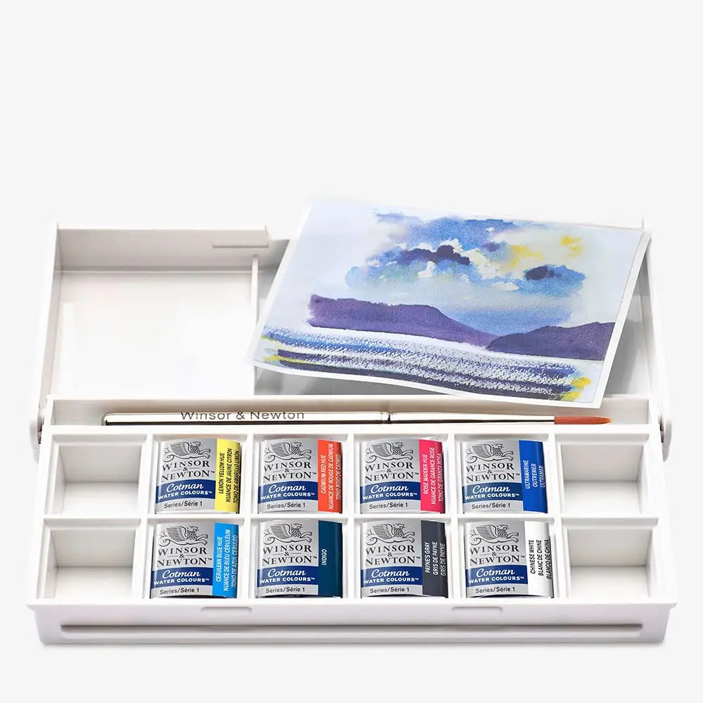 Winsor &amp; Newton Cotman Metallic Watercolor Set (6 × 8ml)