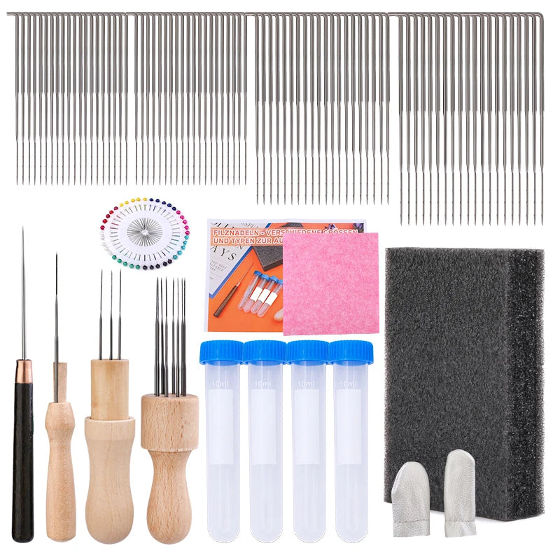 MIUSIE Needle Felting Tool Kit with Wood Handle