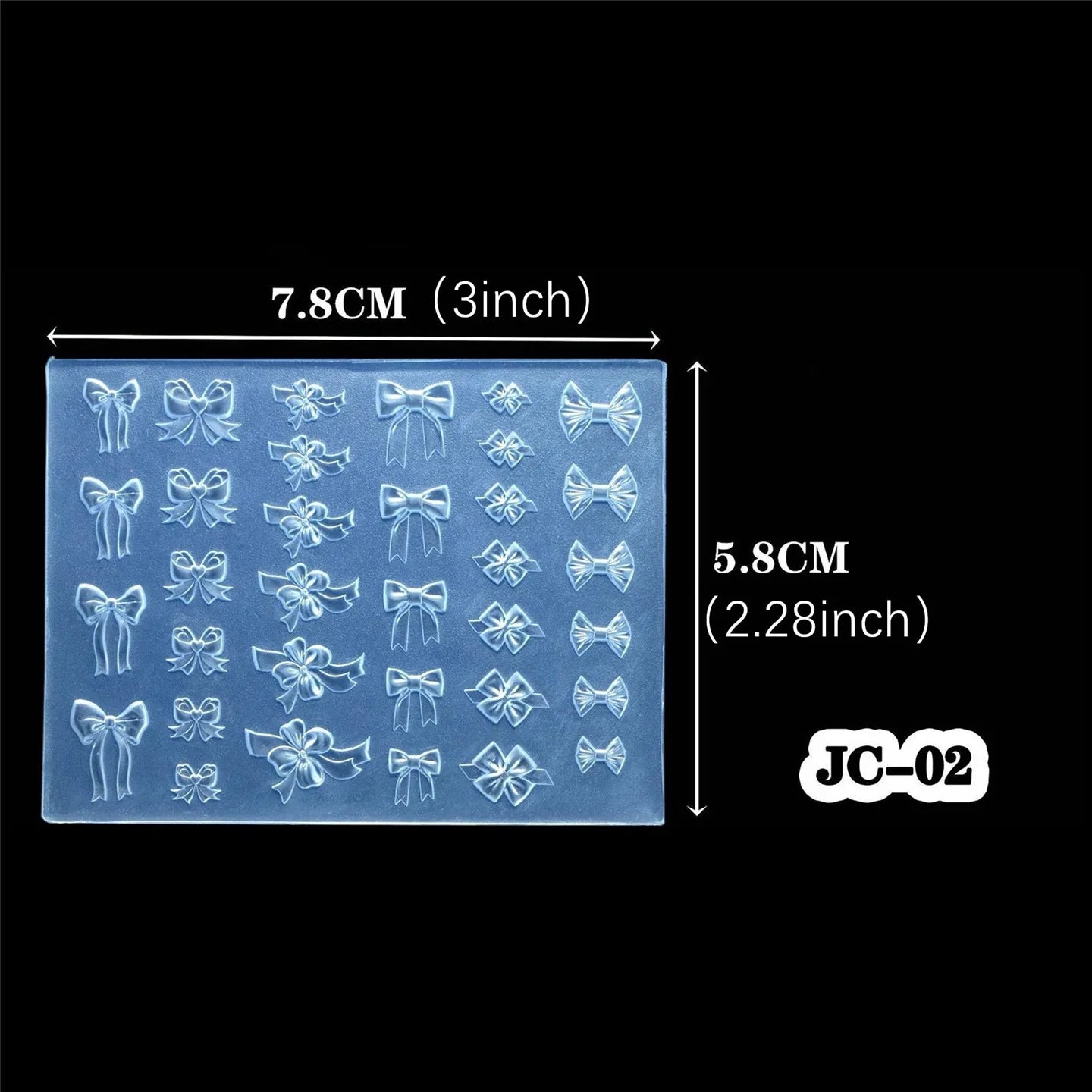 SNASAN Silicone Mold for Nail Art &amp; Crafts