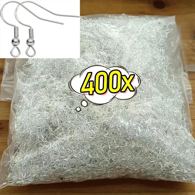 Stainless Steel Earring Hooks – 100/500pcs