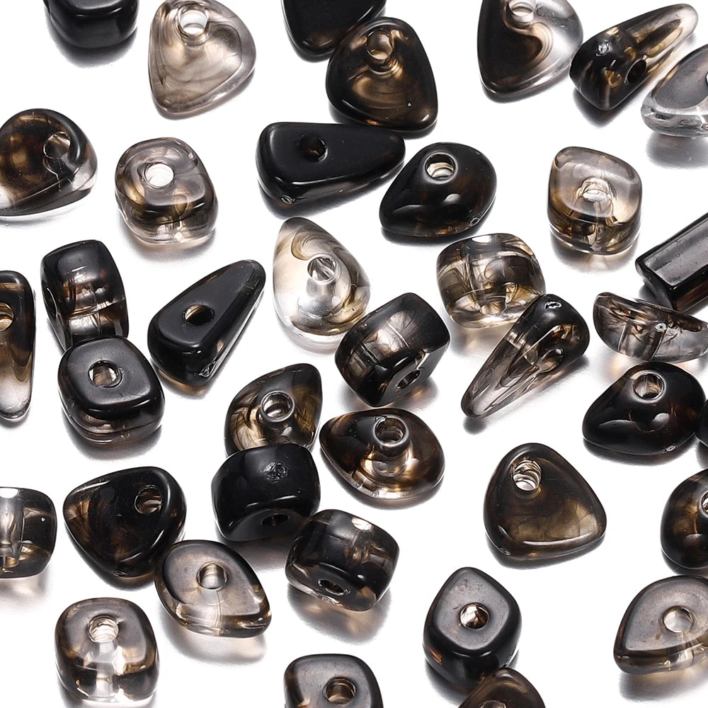 50/100pcs 5-8mm Irregular Acrylic Stone Beads