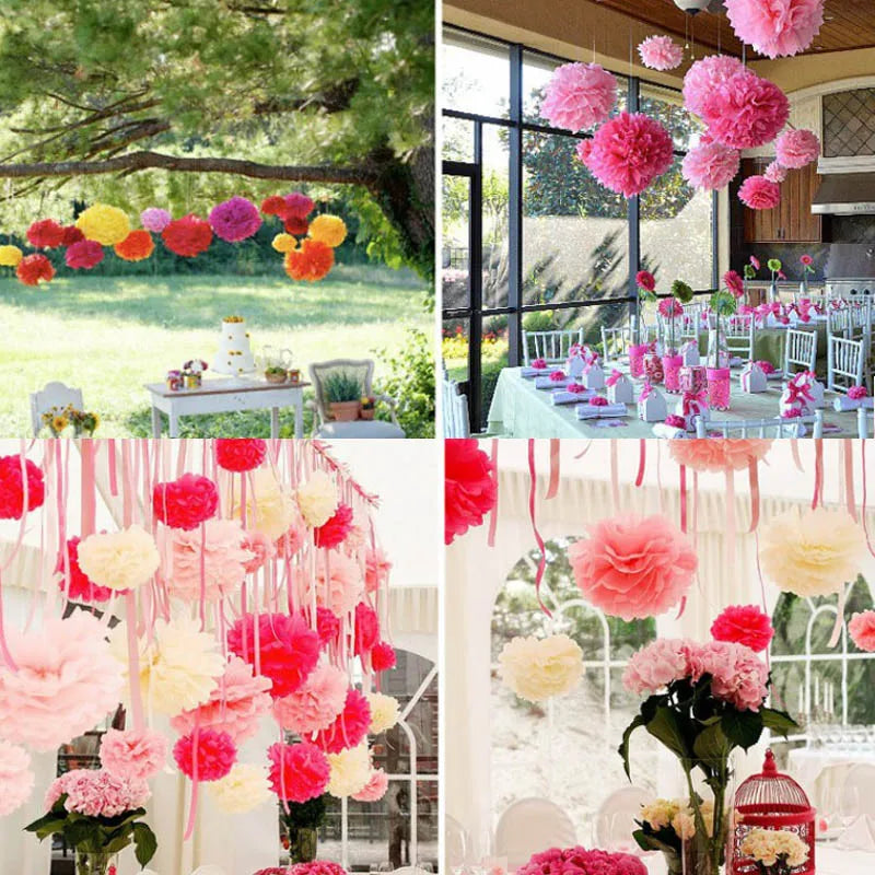 10 Sheets Tissue Paper Flower Gift Wrap 50x66cm