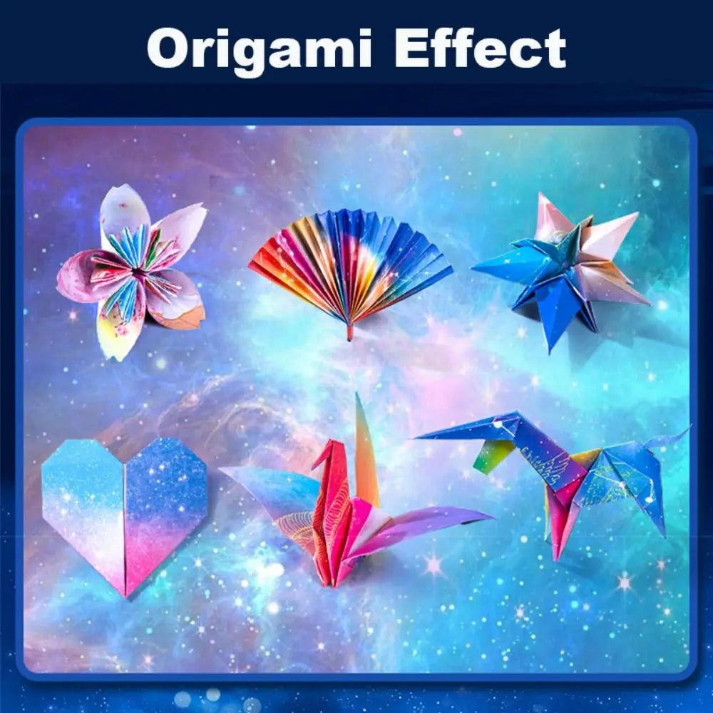 Square Star Sky Constellations Origami Paper – Double-sided