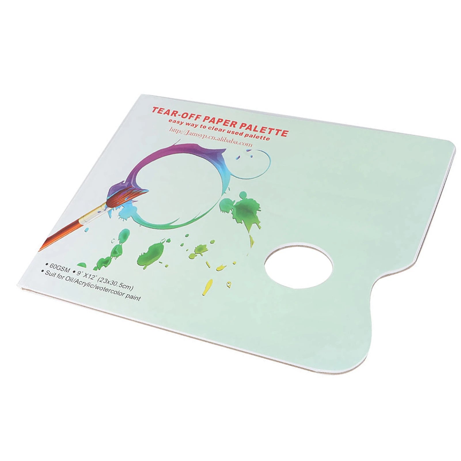 A4 Tear-Off Paper Palette 30 Sheets for Artists