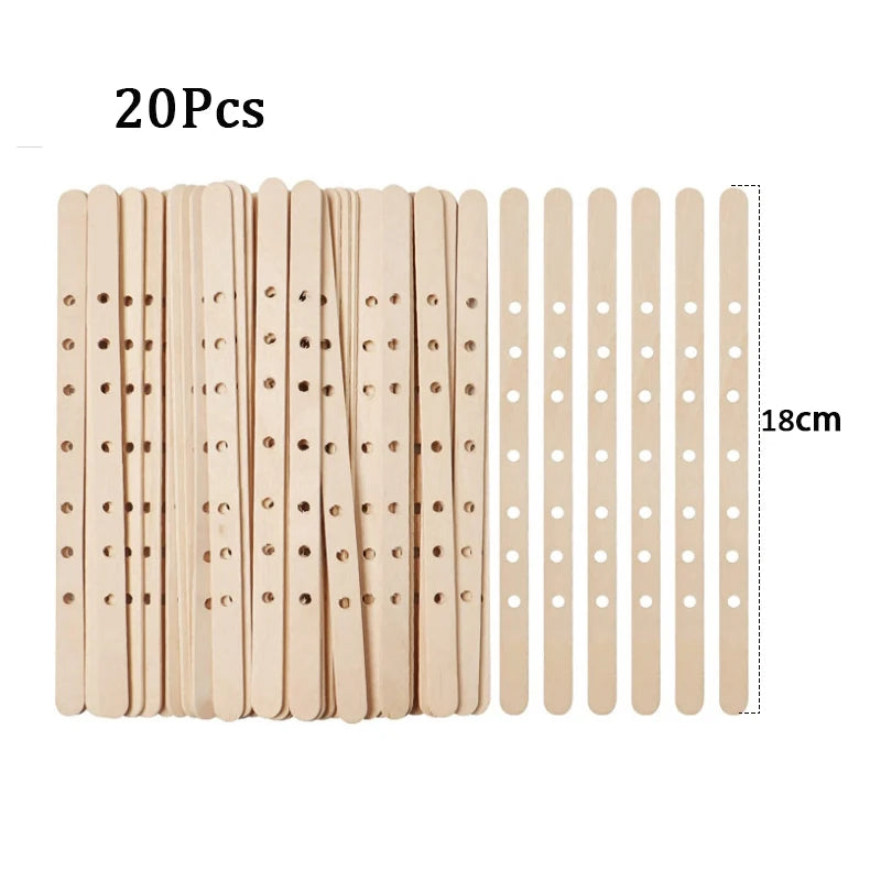 120pcs Waxed Cotton Candle Wicks with Stand – DIY Candle Making Supplies