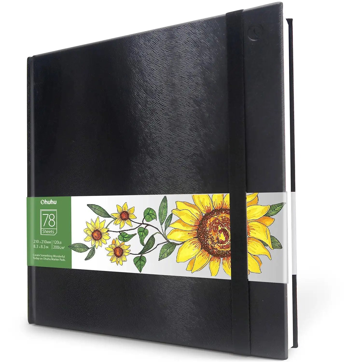 Ohuhu Marker Pad Sketchbook – Hardcover Drawing &amp; Painting Notebook