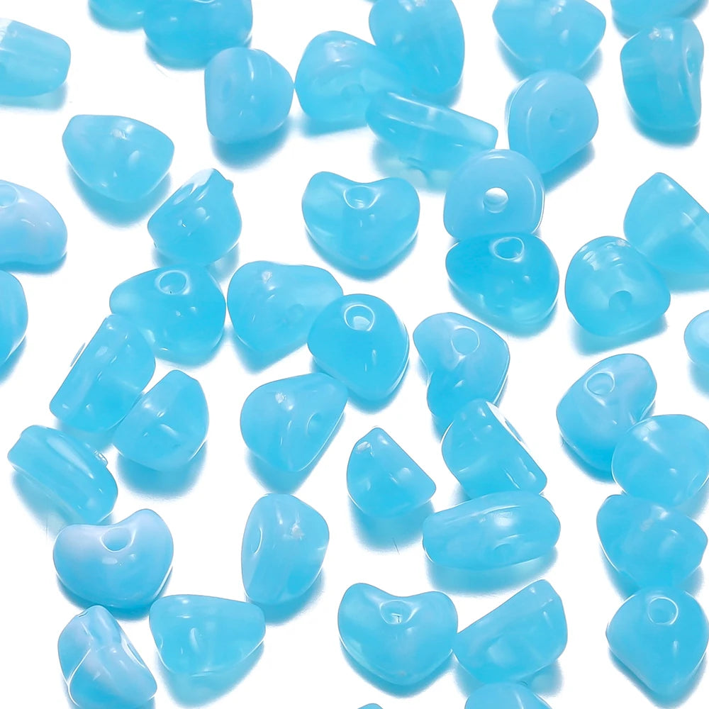 50/100pcs 5-8mm Irregular Acrylic Stone Beads