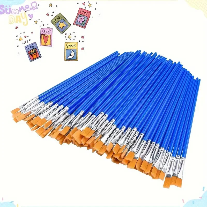 50pcs Paint Brush Set