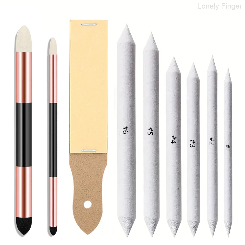 9-Piece Blending Stump &amp; Art Blender Set