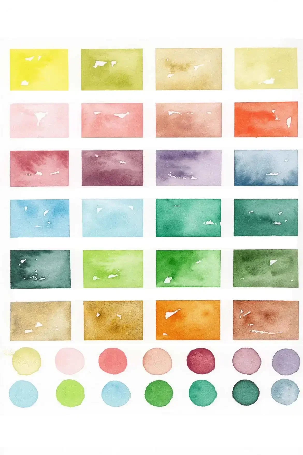 Kuretake GANSAI TAMBI Solid Watercolor Set (Nuance Colors)