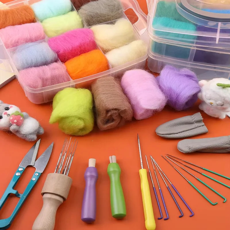 MIUSIE Wool Felting Craft Kit