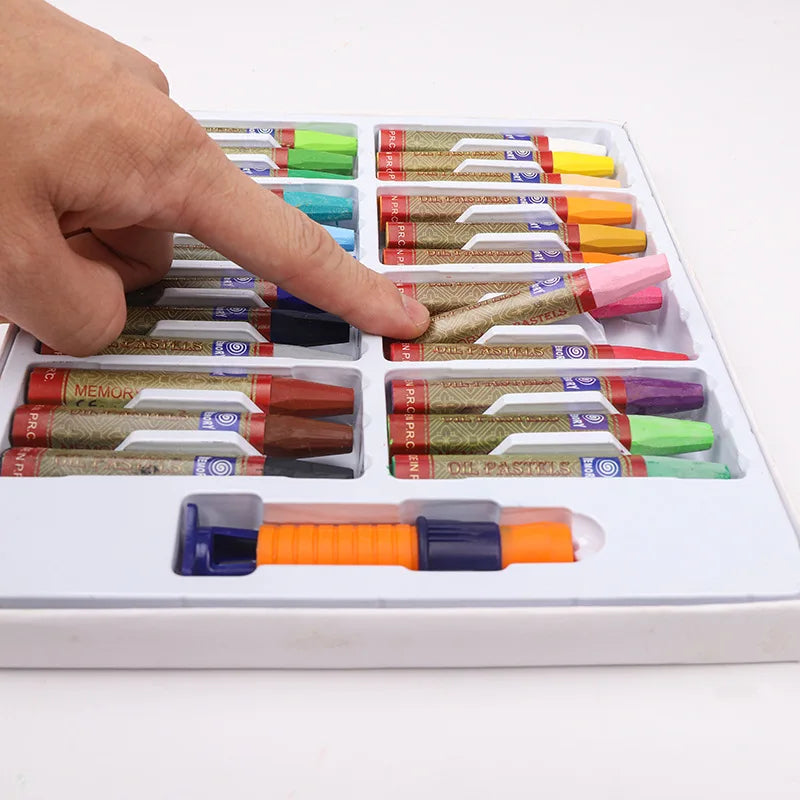 Soft Oil Pastel Set (12–36 Colors)